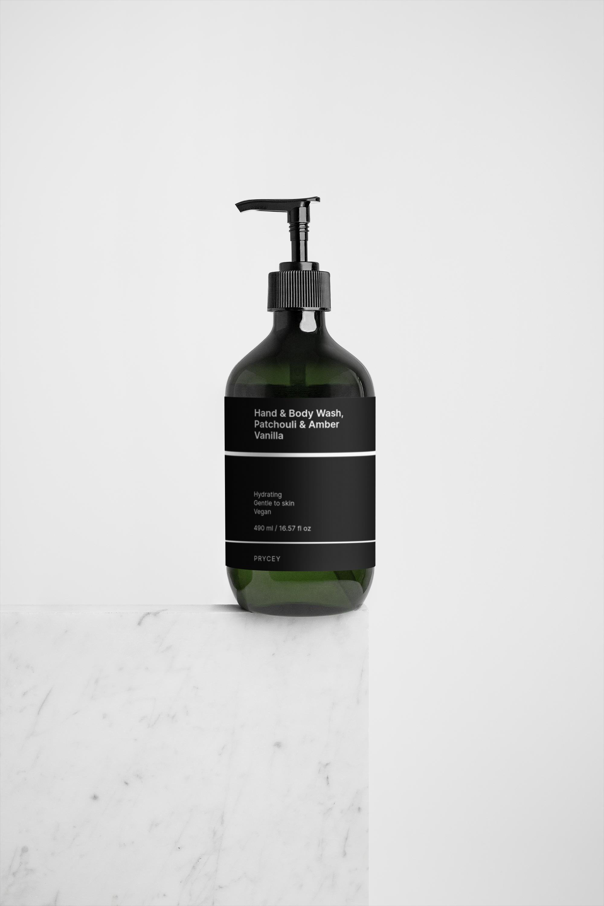 Hand & Body Wash, Patchouli & Amber Vanilla