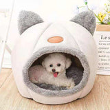 Cozy Cat Bed with Removable Cushion