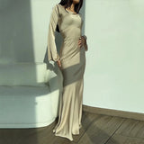 Satin Evening Party Dress