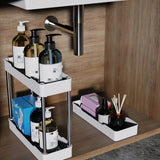 FlexiRack™ Rolling Bathroom Organizer 🌟