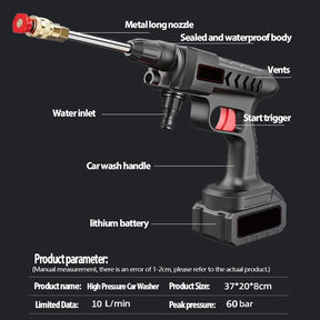 Wireless Car Washer Gun Spray